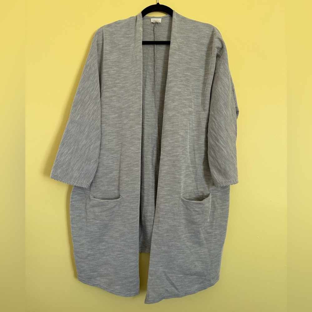 Long Gray Cardigan